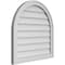 Ekena Millwork Round Top Surface Mount PVC Gable Vent w/ 2"W x 1-1/2"P Brickmould Frame, 26"W x 26"H GVPRT26X2602SN - alternate 2